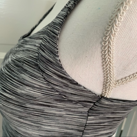 Mondetta Stretchy Athletic Sports Dress – Size Small, Black & Gray Heathered - Picture 6 of 13